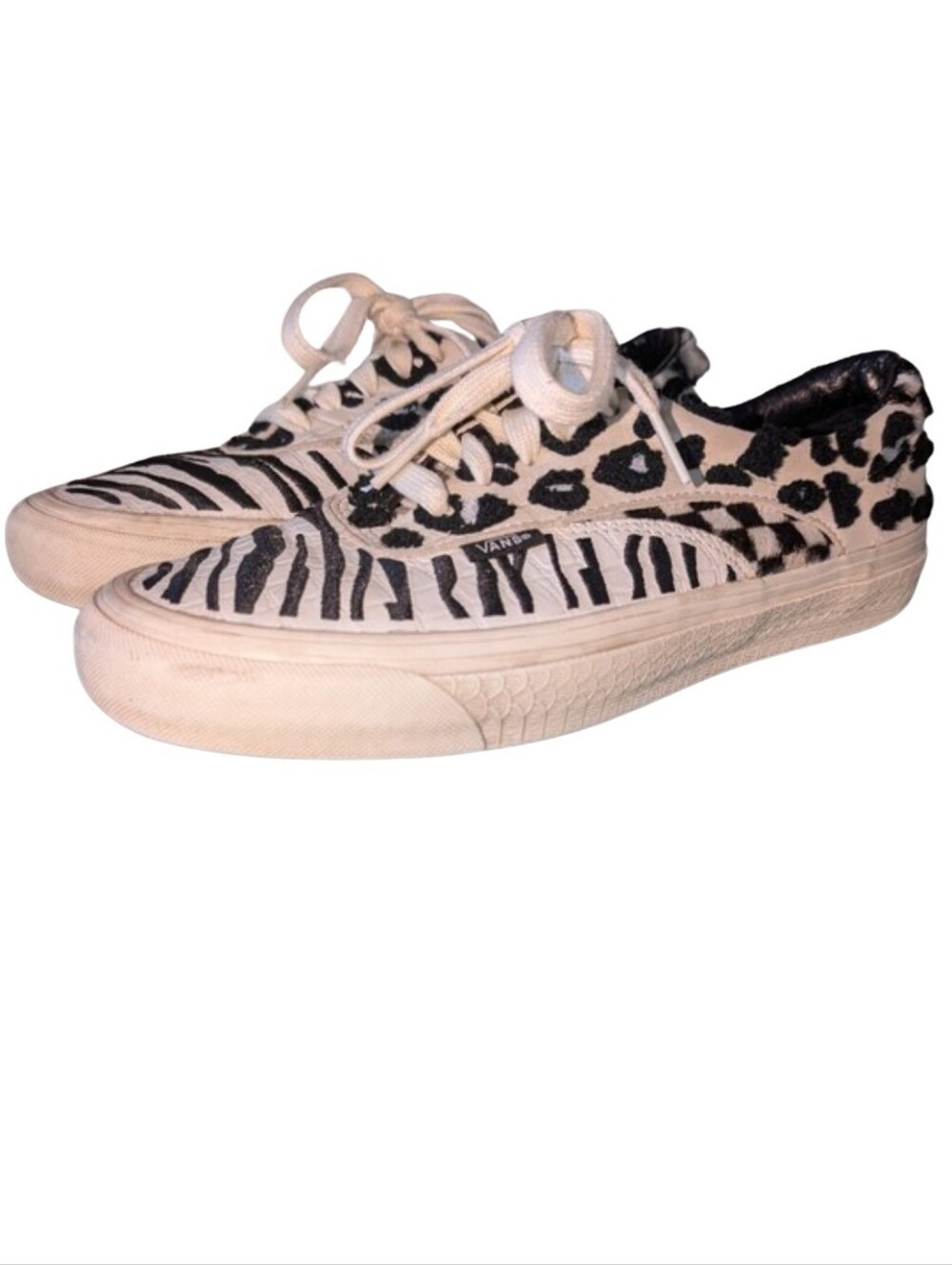 Vans UltraCush Acer Ni SP Mixed Media Animal Print Sneakers Shoes Men's 7